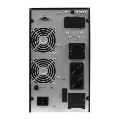 ИБП POWERMAN Online 2000 plus, LCD, двойного преобразования, 2000ВА, 1800Вт, 2 евророзетки с резервным питанием, USB, RS232, слот SNMP, разъем EPO, внешний блок батарей (в комплект не входит), 191 х 460 х 337 мм., 10.5 кг. Powerman Online 2000 Plus