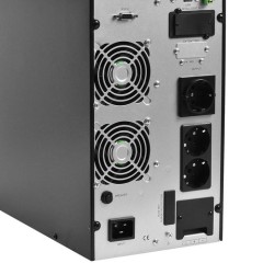 ИБП POWERMAN Online 2000 plus, LCD, двойного преобразования, 2000ВА, 1800Вт, 2 евророзетки с резервным питанием, USB, RS232, слот SNMP, разъем EPO, внешний блок батарей (в комплект не входит), 191 х 460 х 337 мм., 10.5 кг. Powerman Online 2000 Plus