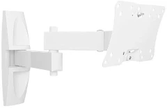 Кронштейн для телевизора Holder LCDS-5064 белый 10"-32" макс.30кг настенный поворотно-выдвижной и наклонный