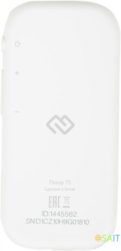 Плеер Hi-Fi Flash Digma T5 16Gb белый/1.54"/FM/microSDHC