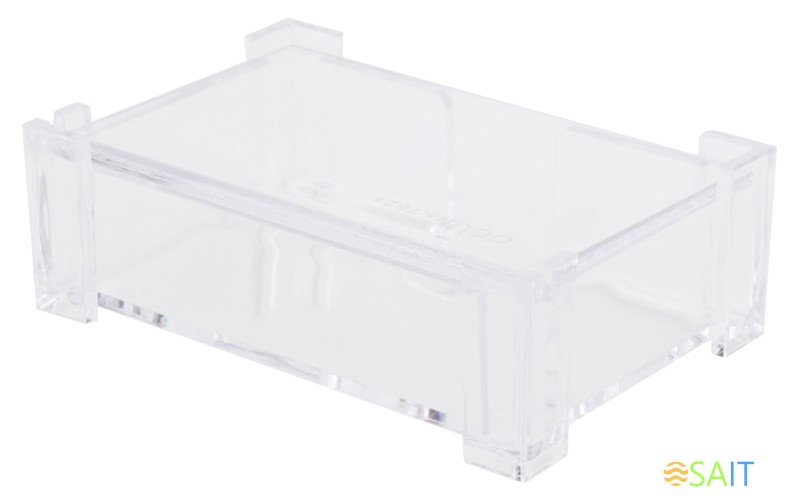 Подставка Deli E7621 для визиток 103х68х34мм прозрачный