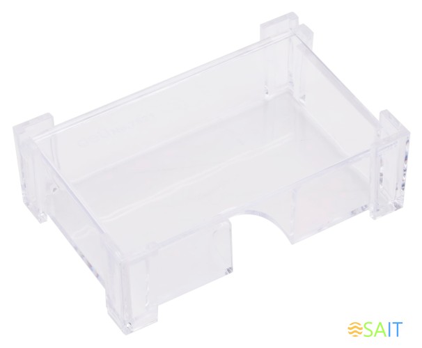 Подставка Deli E7621 для визиток 103х68х34мм прозрачный