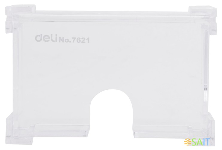 Подставка Deli E7621 для визиток 103х68х34мм прозрачный