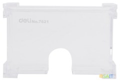 Подставка Deli E7621 для визиток 103х68х34мм прозрачный