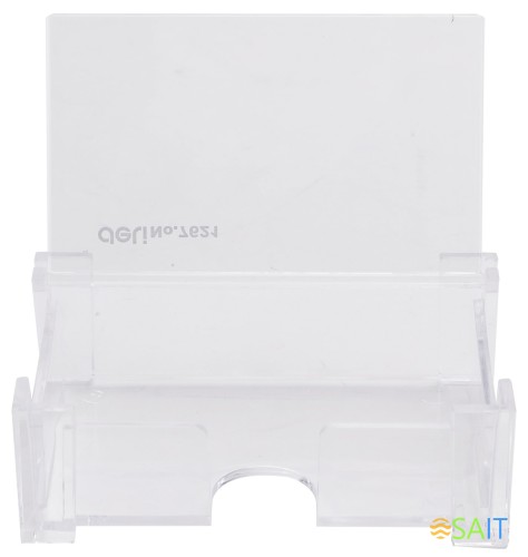 Подставка Deli E7621 для визиток 103х68х34мм прозрачный