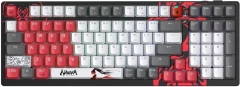 Клавиатура A4Tech Bloody WS98 Naraka механическая серый/красный USB беспроводная BT/Radio Multimedia for gamer LED (WS98)