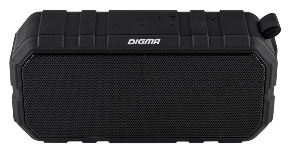 Колонка порт. Digma S-40 черный 10W 1.0 BT 2000mAh (SP4010B)