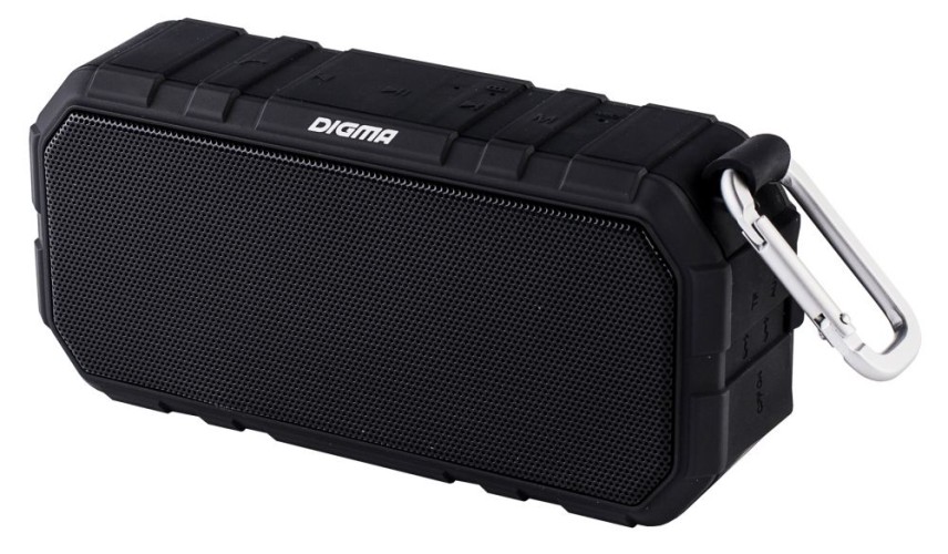 Колонка порт. Digma S-40 черный 10W 1.0 BT 2000mAh (SP4010B)