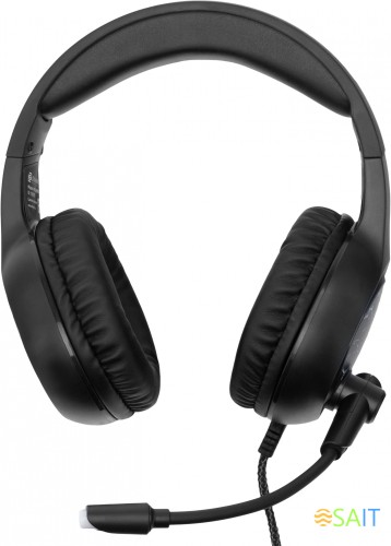 Наушники с микрофоном Оклик HS-L930G SNORTER черный 2.1м мониторные USB оголовье (1192375)