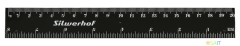 Линейка Silwerhof 160163 пластик дл.20см черный спайка