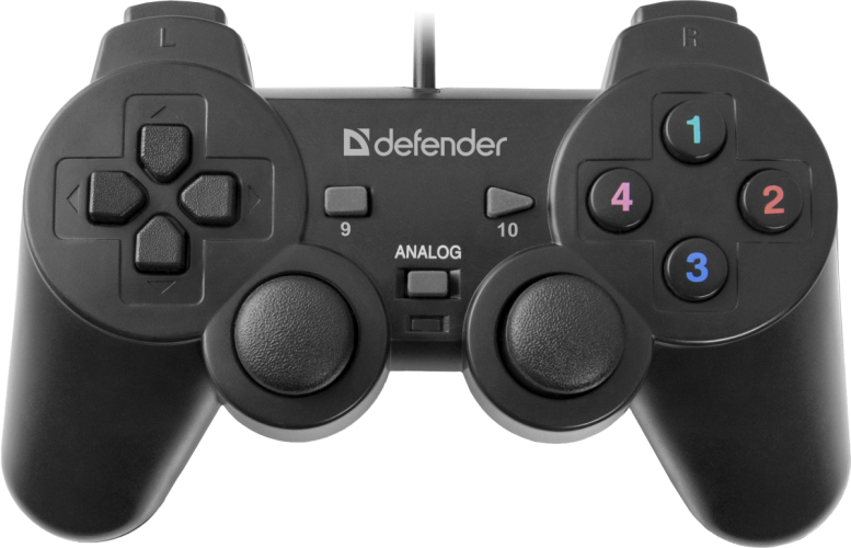 Defender Проводной геймпад Omega USB, 12 кнопок, 2 стика Defender Omega