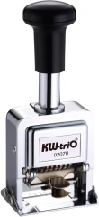 Нумератор Kw-Trio 20700 металл корп.:серебристый автоматический 7разр. 1стр.