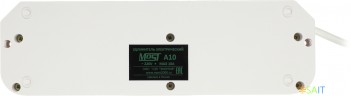 Сетевой удлинитель Most A10 5м (6 розеток) белый (коробка)