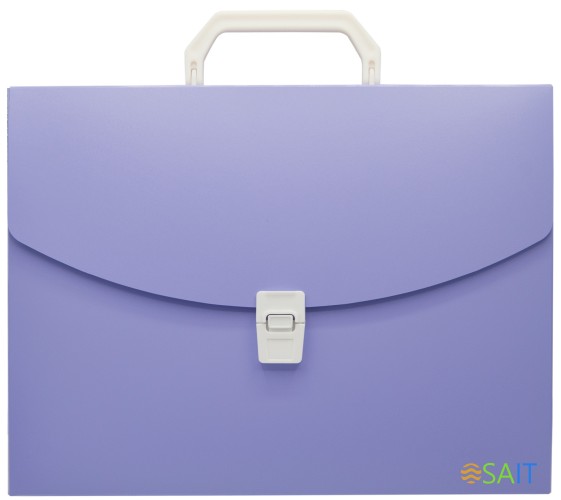 Портфель Бюрократ Pastel PASTPP01VIO 1 отдел. A4 пластик 0.7мм фиолетовый