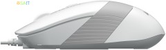 Мышь A4Tech Fstyler FM10S белый/серый оптическая 1600dpi silent USB 3but (FM10S USB WHITE)