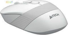 Мышь A4Tech Fstyler FM10S белый/серый оптическая 1600dpi silent USB 3but (FM10S USB WHITE)