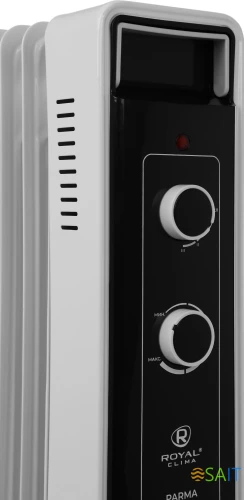 Радиатор масляный Royal Clima PARMA ROR-PR7-1500M 1500Вт белый/черный