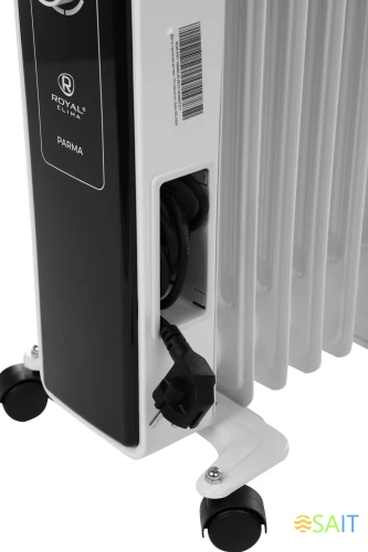 Радиатор масляный Royal Clima PARMA ROR-PR7-1500M 1500Вт белый/черный