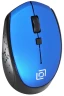 Мышь Оклик 488MW черный/синий оптическая 1600dpi беспров. USB для ноутбука 4but (1196569)
