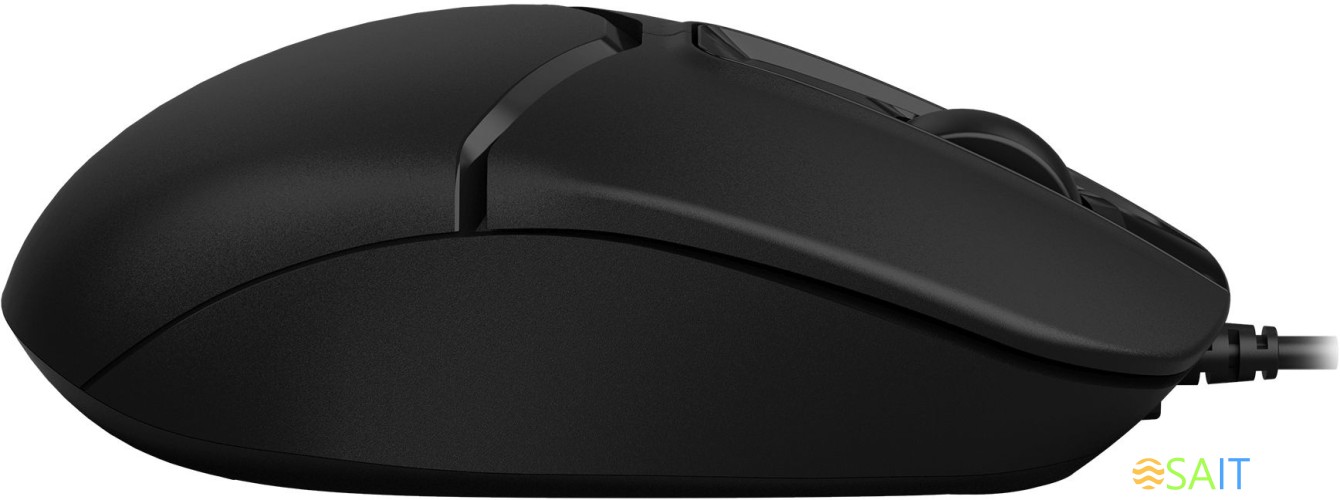 Мышь A4Tech Fstyler FM12ST черный оптическая 1200dpi silent USB для ноутбука 2but (FM12ST BLACK)