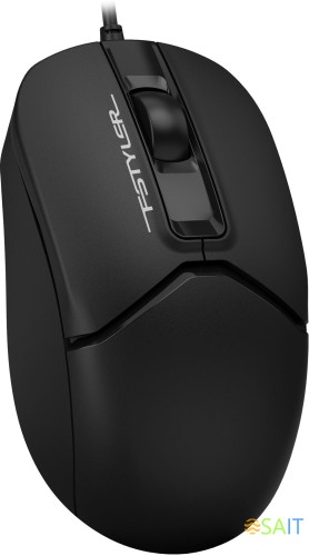 Мышь A4Tech Fstyler FM12ST черный оптическая 1200dpi silent USB для ноутбука 2but (FM12ST BLACK)