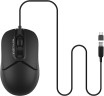Мышь A4Tech Fstyler FM12ST черный оптическая 1200dpi silent USB для ноутбука 2but (FM12ST BLACK)