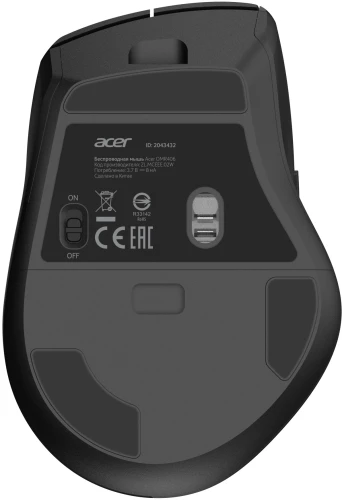 Мышь Acer OMR406 черный оптическая 3200dpi беспров. BT/Radio USB (ZL.MCEEE.02W)
