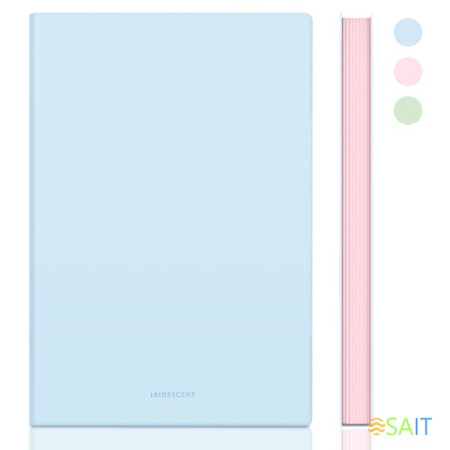 Блокнот Deli 22283LT-BLUE 210х143мм искусст. кожа 96л голубой