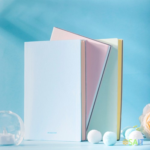 Блокнот Deli 22283LT-BLUE 210х143мм искусст. кожа 96л голубой