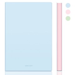 Блокнот Deli 22283LT-BLUE 210х143мм искусст. кожа 96л голубой