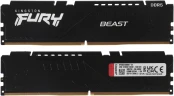 Память DDR5 2x32GB 5600MHz Kingston KF556C40BBK2-64 Fury Beast RTL Gaming PC5-44800 CL40 DIMM 288-pin 1.25В dual rank с радиатором Ret