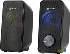 Колонки Оклик OK-122 2.0 черный 6Вт