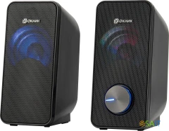 Колонки Оклик OK-122 2.0 черный 6Вт