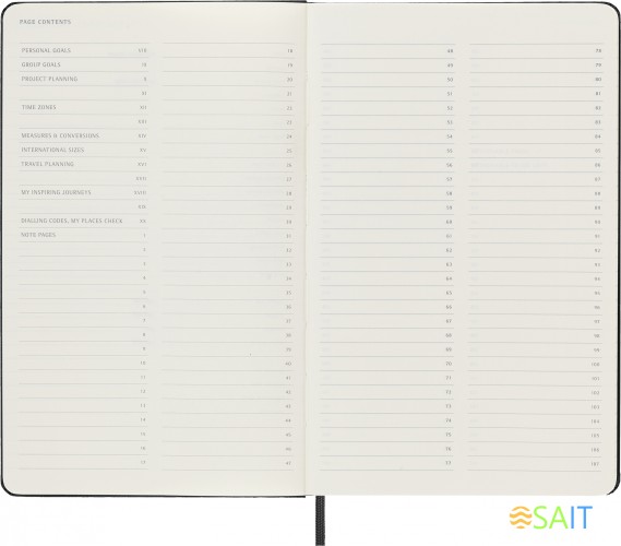 Блокнот Moleskine PROFESSIONAL PROPFNTB3HBK Large 130х210мм 240стр. линейка твердая обложка черный