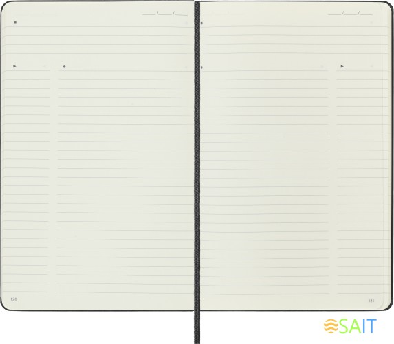 Блокнот Moleskine PROFESSIONAL PROPFNTB3HBK Large 130х210мм 240стр. линейка твердая обложка черный