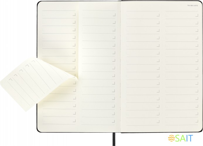 Блокнот Moleskine PROFESSIONAL PROPFNTB3HBK Large 130х210мм 240стр. линейка твердая обложка черный