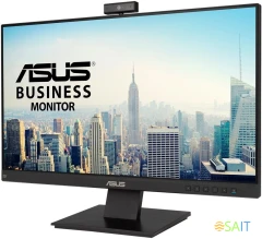 Монитор Asus 23.8&quot; Business BE24EQK черный IPS LED 4ms 16:9 HDMI M/M Cam матовая 300cd 178гр/178гр 1920x1080 76Hz VGA DP FHD 4.6кг