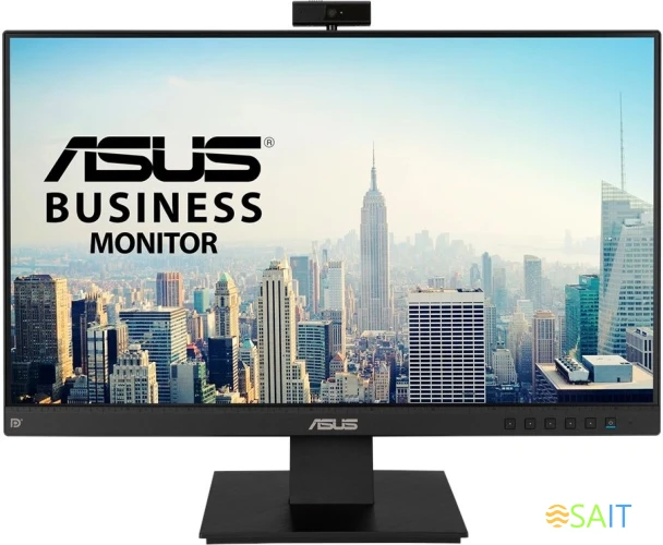 Монитор Asus 23.8" Business BE24EQK черный IPS LED 4ms 16:9 HDMI M/M Cam матовая 300cd 178гр/178гр 1920x1080 76Hz VGA DP FHD 4.6кг