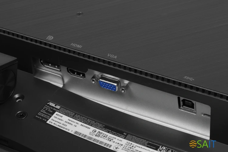 Монитор Asus 23.8" Business BE24EQK черный IPS LED 4ms 16:9 HDMI M/M Cam матовая 300cd 178гр/178гр 1920x1080 76Hz VGA DP FHD 4.6кг