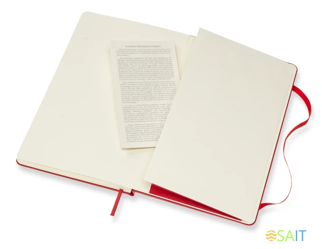 Блокнот Moleskine CLASSIC QP066F2 Large 130х210мм 240стр. пунктир твердая обложка красный