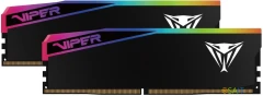 Память DDR5 2x32GB 6000MHz Patriot VEUR564G6028K Viper Elite 5 Ultra RGB RTL Gaming PC5-48000 CL28 DIMM 288-pin 1.4В kit single rank с радиатором Ret
