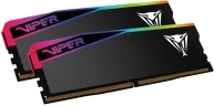 Память DDR5 2x32GB 6000MHz Patriot VEUR564G6028K Viper Elite 5 Ultra RGB RTL Gaming PC5-48000 CL28 DIMM 288-pin 1.4В kit single rank с радиатором Ret