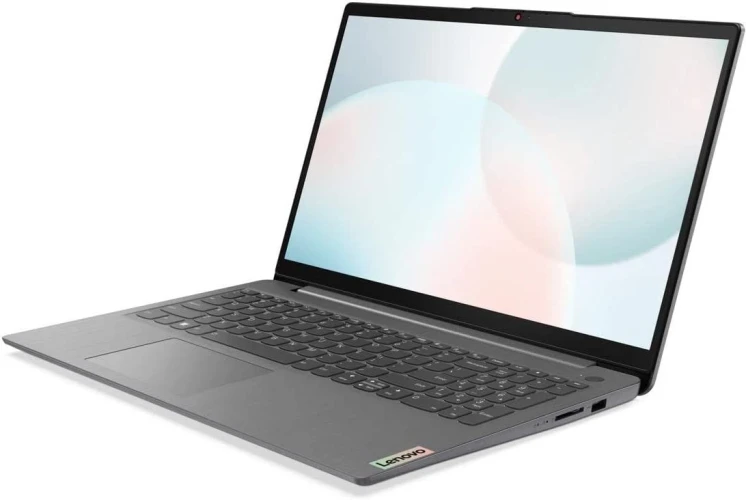 Ноутбук Lenovo IdeaPad 3 15IAU7 Core i3 1215U 8Gb SSD256Gb Intel UHD Graphics 15.6" TN FHD (1920x1080) noOS grey WiFi BT Cam (_82RK013WRK)