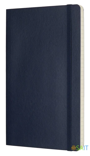 Блокнот Moleskine CLASSIC SOFT QP616B20 Large 130х210мм 192стр. линейка мягкая обложка синий сапфир