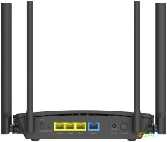 Роутер беспроводной Origo OWR1530AXG (OWR1530AXG/A1A) AX1500 10/100/1000BASE-T черный