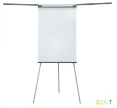 Флипчарт Cactus CS-FCT-M67x105 магнитно-маркерная меламиновая 67x105см на треноге