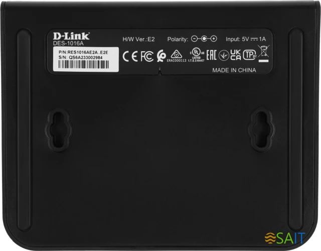 Коммутатор D-Link DES-1016A/E2A 16x100Мбит/с неуправляемый