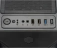Корпус Оклик OCC-MD302 черный без БП ATX 6x120mm 2xUSB2.0 1xUSB3.0 audio bott PSU