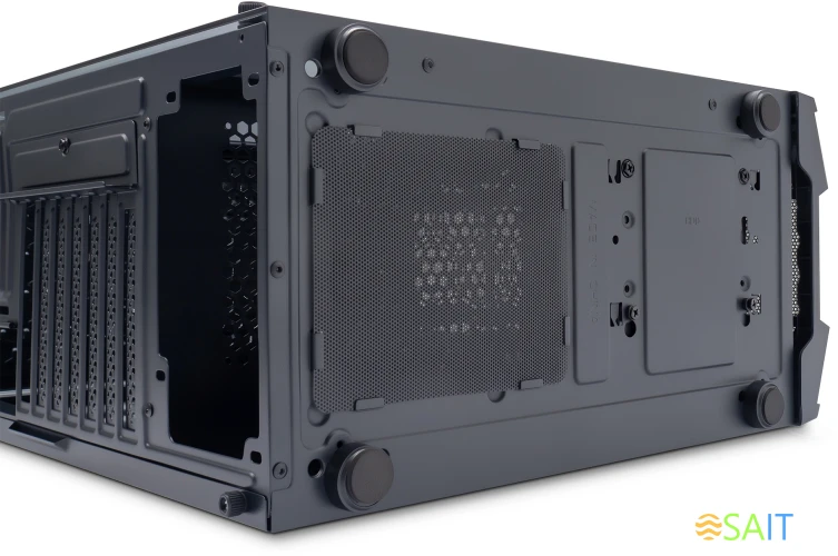 Корпус Оклик OCC-MD302 черный без БП ATX 6x120mm 2xUSB2.0 1xUSB3.0 audio bott PSU