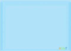 Конверт на кнопке Бюрократ Pastel -PKPAST/BLUE A4 пластик 0.18мм голубой